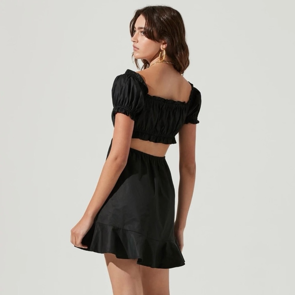Revolve ASTR The Label VERANA Dress - Black (Size XS) - Picture 4 of 8